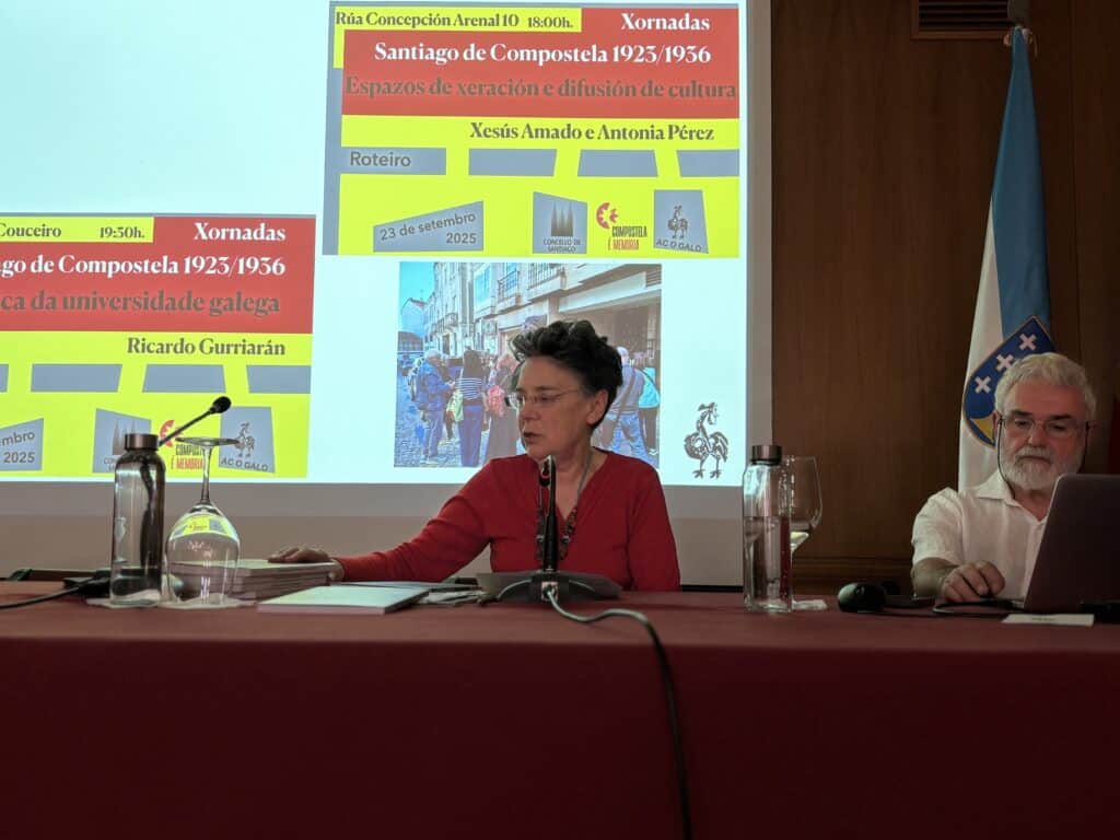 I Encontro de asociacións de memoria democrática no Pazo de Mariñan 9 IMG 4434