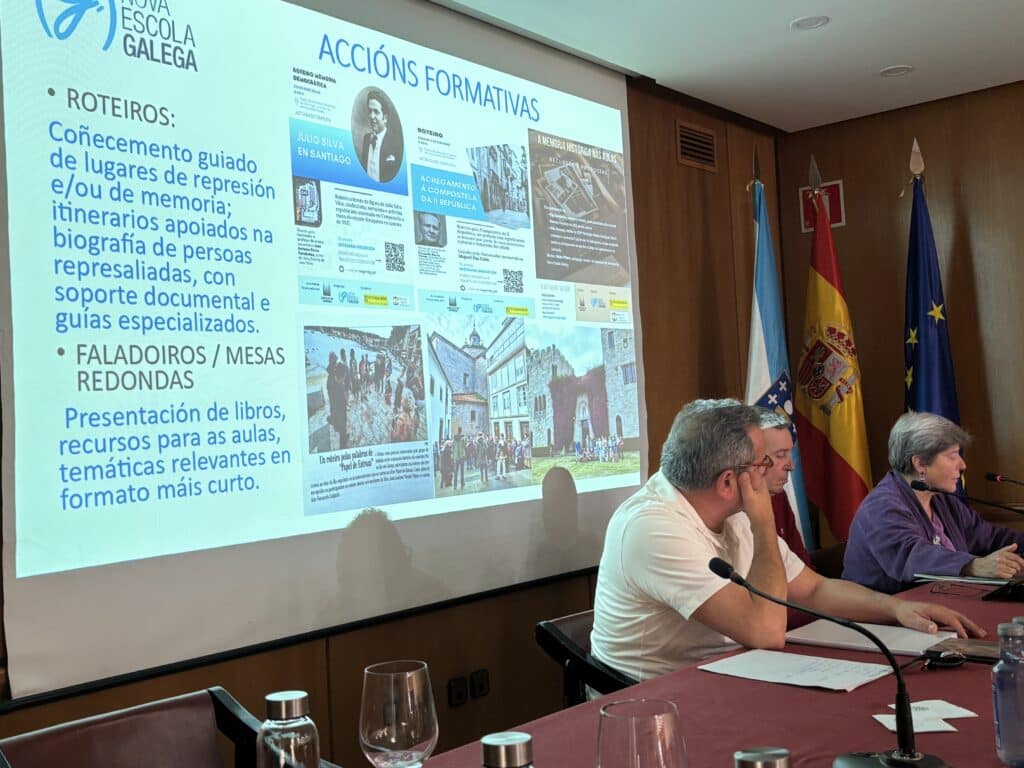 I Encontro de asociacións de memoria democrática no Pazo de Mariñan 11 IMG 4454
