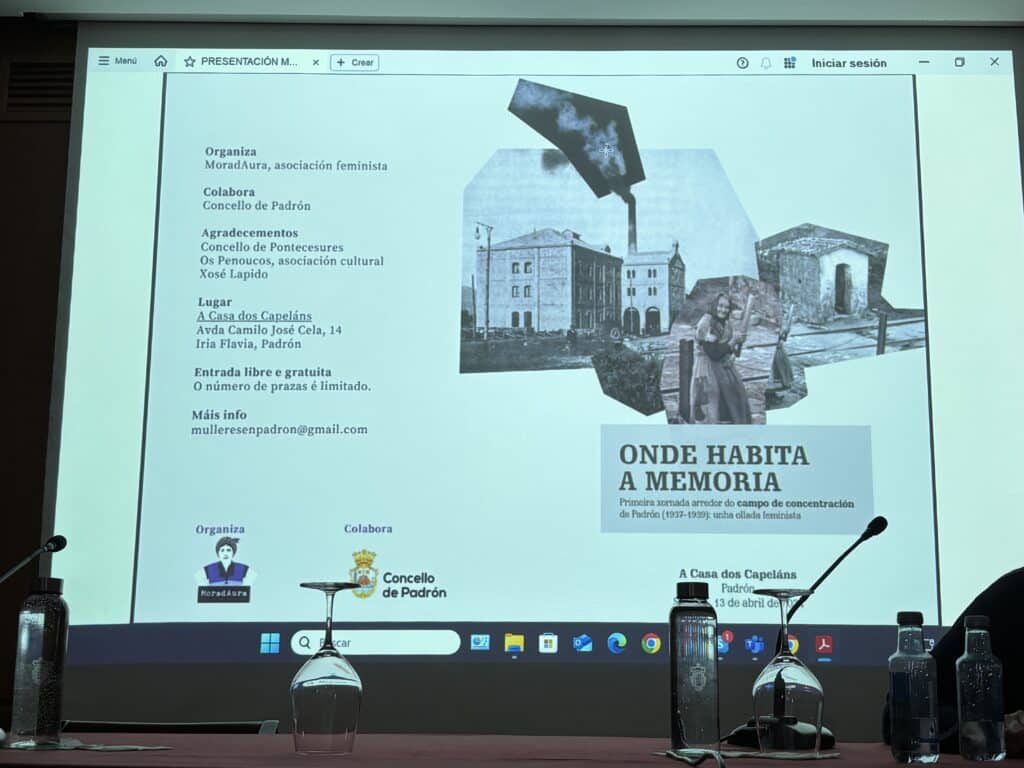 I Encontro de asociacións de memoria democrática no Pazo de Mariñan 4 IMG 4475
